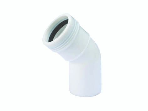 WAFIX böj PP 40x45° - vit PP