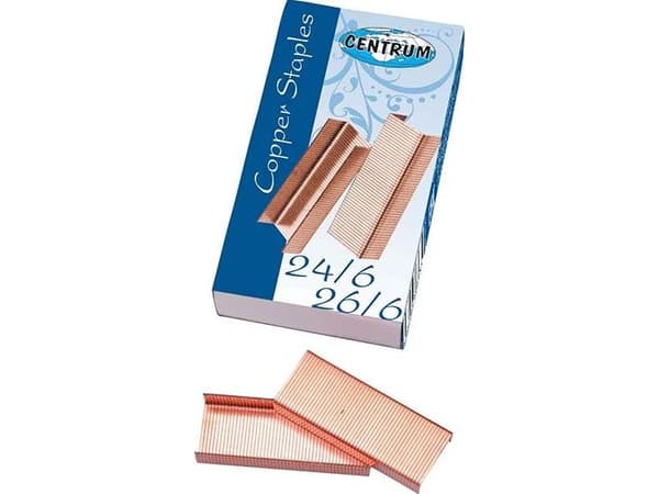 Centrum klammer 24/6 koppar (CE80613)