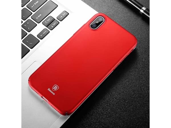 "Baseus slim-etui for iPhone X/XS - hvit
