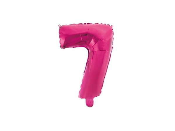 Folie tal ballon 7 pink, 41 cm