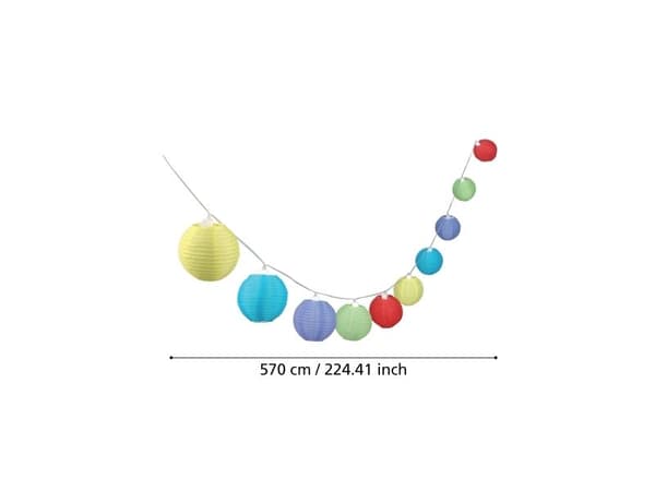 EGLO SOLKEDJA 10L BOLL MULTI