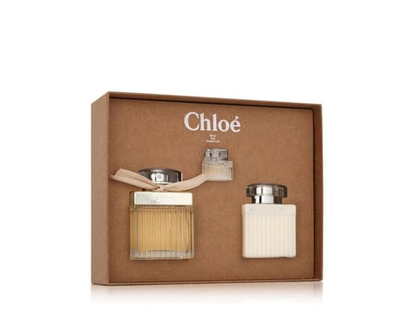 Chloé set: Eau de parfum spray 75 ml + balsam för kroppen 100 ml + mini 5 ml