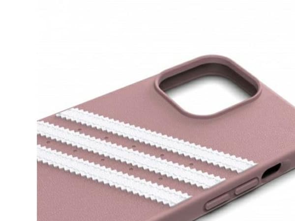 Adidas OR formstøpt PU-etui til iPhone 13 Pro Max - Rosa