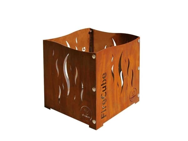 FIAP 2500-1 premiumdesign FireCube Rost Optik Ild-kurv