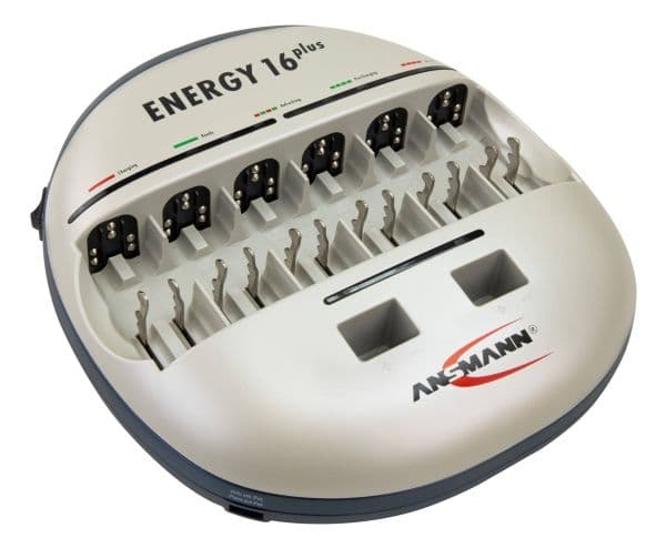ENERGY16PLUS ANSMANN UNIVERSAL LADER TIL BATTERIER