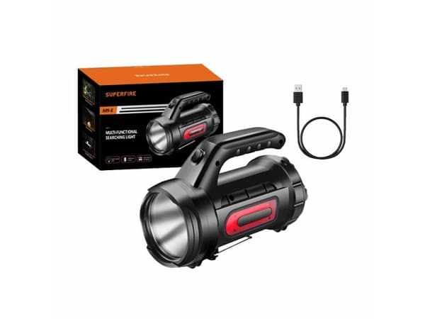 Supfire flashlight Supfire M9-E spotlight flashlight, USB, POWERBANK, 900lm, 6000mAh