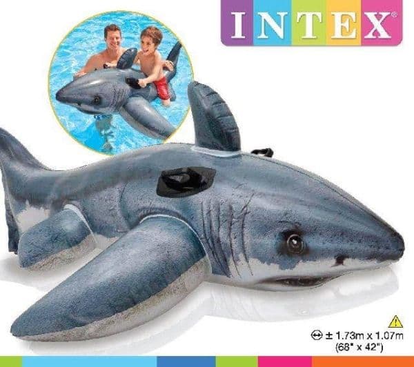 INTEX Great White Shark Ride-On