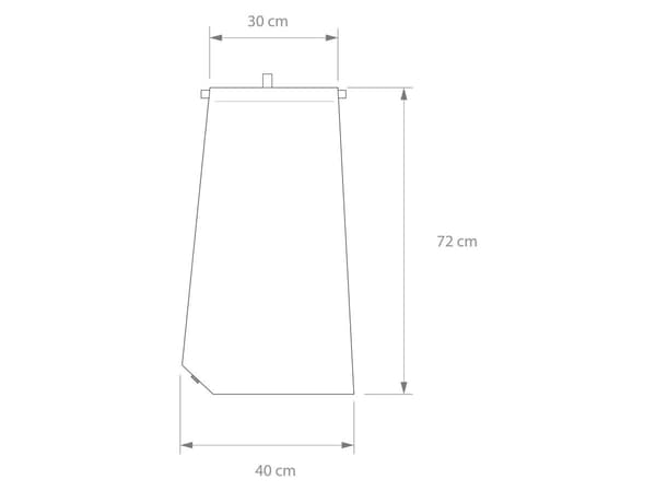 VAUDE pumpväska 400 mm 720 mm
