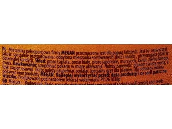 MEGAN False papukaijanruoka 1l