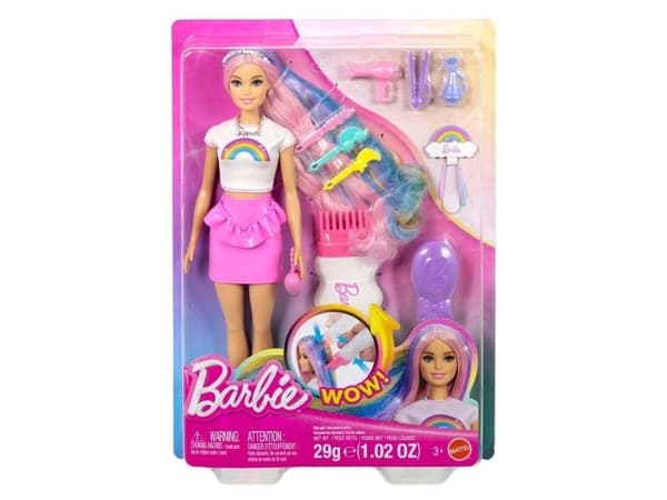 Barbie Rainbow Sparkle Hair Play docka