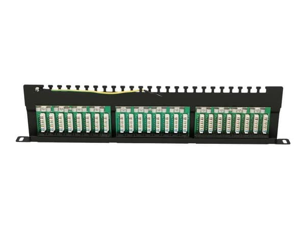 Extralink - Patch-panel - rackmontering - CAT 6 - UTP - RJ-45 X 24 - 0.5U - 19"