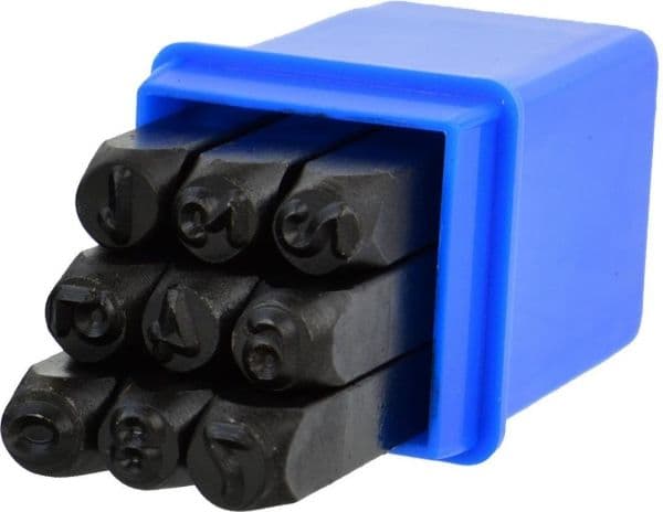 Geko nummerator siffer 6 mm/9 tegn (50)