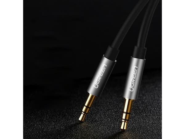 Ugreen 10736, 3.5mm, Hankjønn, 3.5mm, Hankjønn, 3 m, Sort