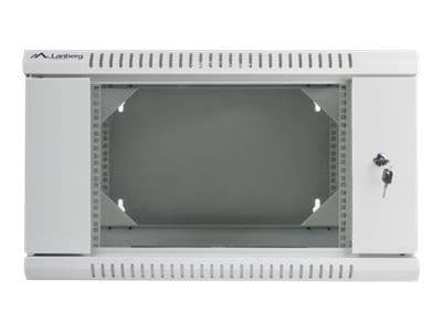 Lanberg - Rack skåp - väggmontering - grå, RAL 7035 - 6U - 19"