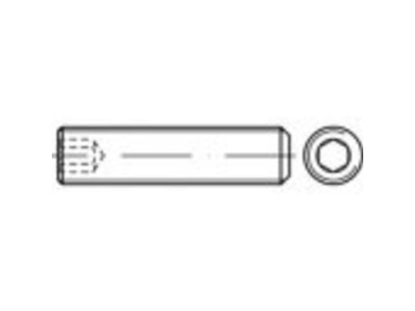 TOOLCRAFT gjengekutter M10 20 mm rustfritt stål A4, 10 stk