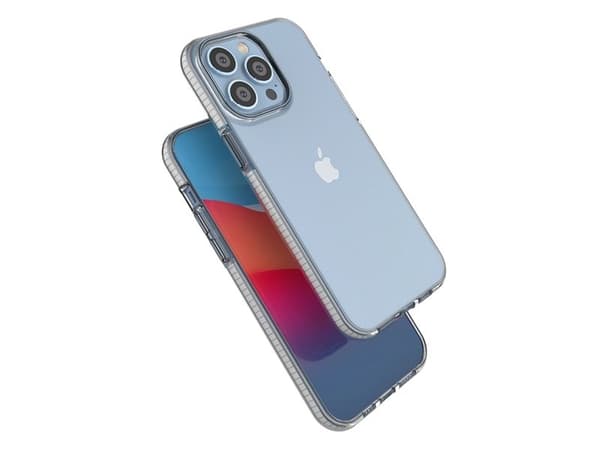 Hurtel Spring Case iPhone 14 Pro Max silikondeksel med ramme lyseblå