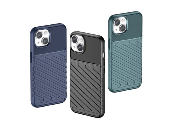 Armored iPhone 15 Plus Thunder-deksel - blå