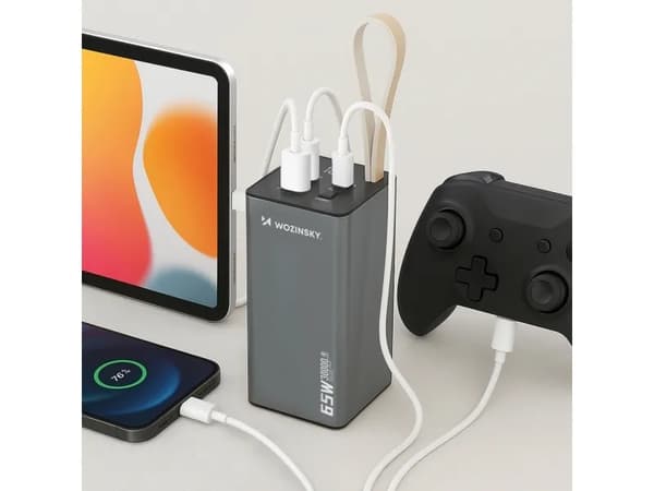 Wozinsky Powerbank K65+ 30000mAh Graphite