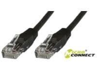 MicroConnect U/UTP CAT5e 10 m sort PVC (B-UTP510S)