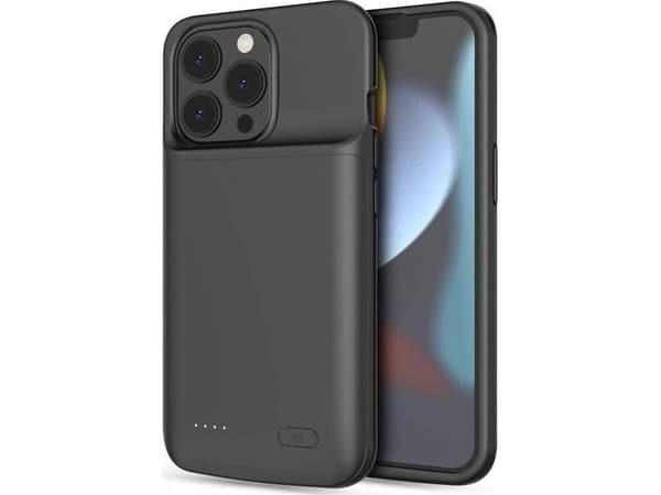 Tech-Protect PowerCase for iPhone 13 / 13 Pro med 4800mAh strømbank – sort