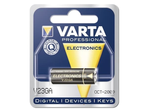 Varta Electronics-batteri A23 52 mAh, 10 stk