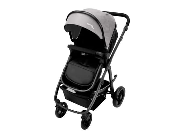 Asalvo Convertible Two+ 2 syskonvagn/kombivagn, grå