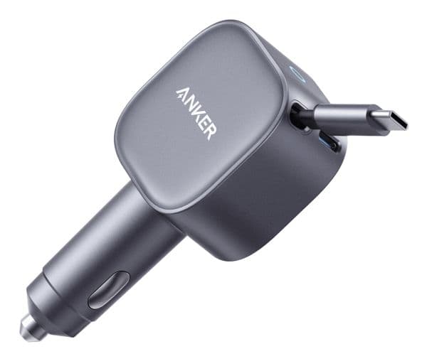 Anker Nano - Strömadapter - 75 Watt - 2 utdatakontakter (USB-C)