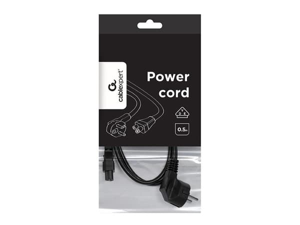 Gembird Clover virtajohto C5/VDE/0.5m