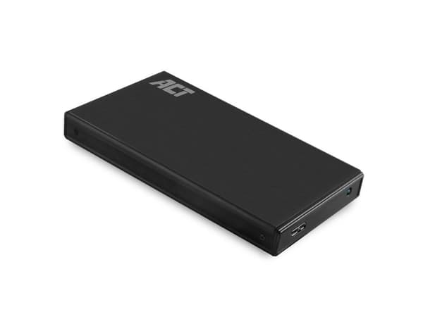 ACT 2.5" SATA-hårddiskkapsling i aluminium, USB 3.2 Gen1