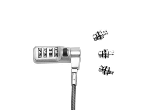 DICOTA - Låskabel för notebook - combination lock, universal - 2 m
