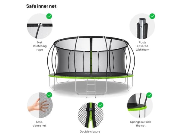 Studsmatta Zipro ZIPRO 16FT Jump Pro PREMIUM