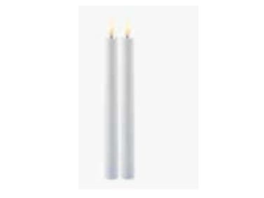 Sirius Sille oppladbart kronelys - Ø 2 cm - H 35 cm - 2 stk