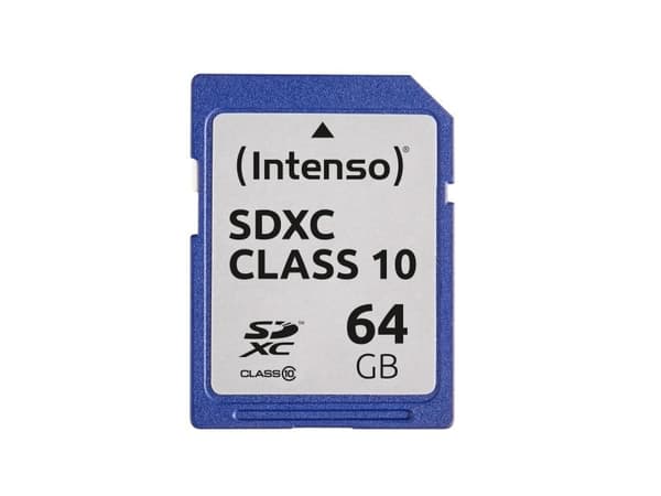 Intenso - Flashminnekort - 64 GB - Class 10 - SDXC