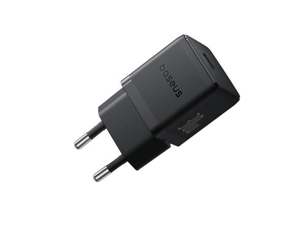 Baseus Palm 30W Wall Charger with 60W USB-C Cable 1m - Black