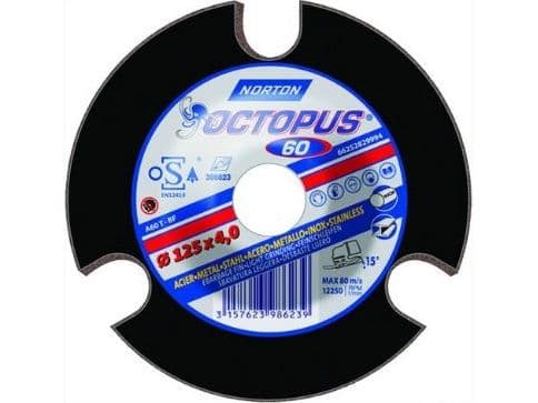 NORTON DISC.125mm P36 Blekksprut