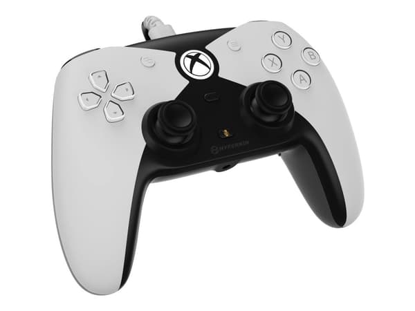 Hyperkin The Competitor - Håndkonsoll - kablet - hvit - for Microsoft Xbox Series S, Microsoft Xbox Series X, Microsoft Xbox One, PC