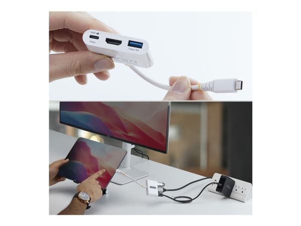Startech - Dokkingstasjon - USB-C - HDMI - 140 watt