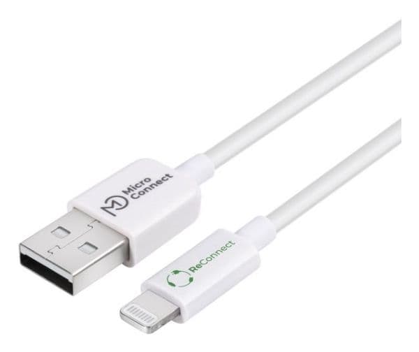 MicroConnect ReConnect - Lightning-kabel - USB hann til Lightning hann - 50 cm - hvit
