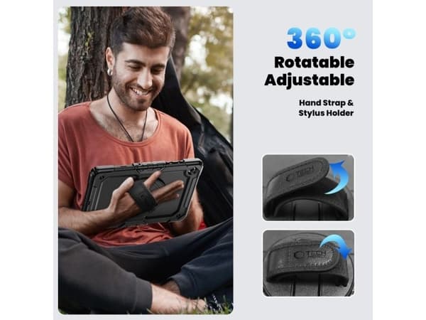 Tech-Protect solid deksel til Samsung Galaxy Tab A9+ / A11+ Plus 11.0 - svart