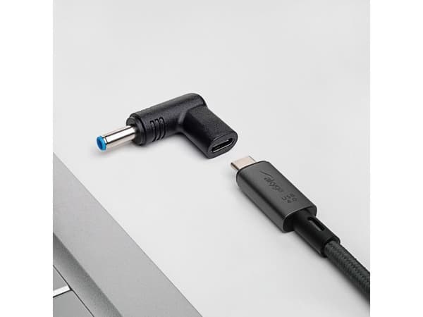 Akyga AK-ND-C09, USB-C, 4.5 x 3.0 mm, Sort