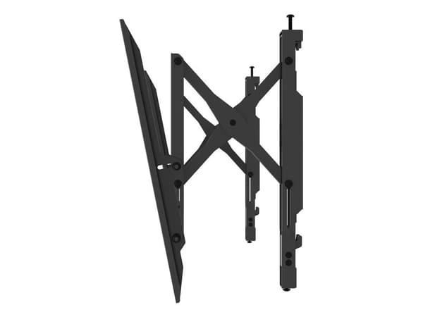 B-TECH Elements BT8443 - Monteringssett (veggmontering) - for flatpanel - pull out - låsbar - svart - skjermstørrelse: inntil 75" - monteringsgrens...