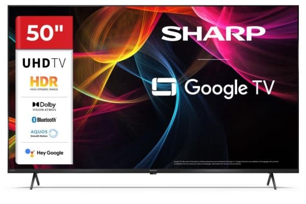 Sharp | 50HL4265E | 50 | Smart TV | Google TV | UHD | Black