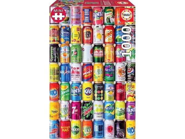 Educa 1000 Soft Cans-figursett (miniatyr)