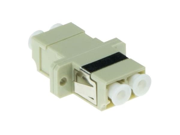 ACT fiberoptisk LC dupleksadapter multimode OM1/OM2 flens, LC/LC (EA1005)