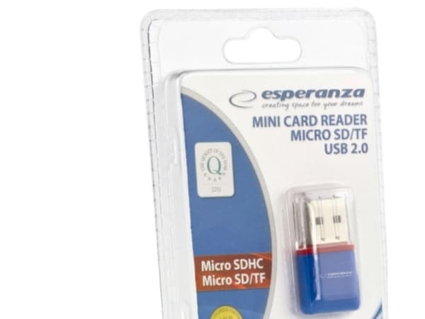 Esperanza EA134B - Kortläsare (TransFlash, microSD, microSDHC) - USB 2.0