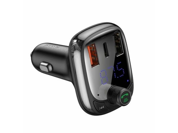 Baseus FM-sender Baseus bluetooth MP3-bilsender S-13 (svart)