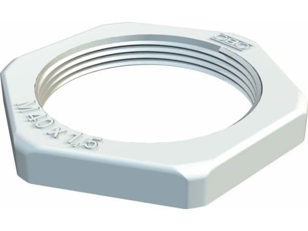 Obo Bettermann 2049112, Låsemutter, Polyamid, Svart, M40x1.5, 56 mm, 50 mm