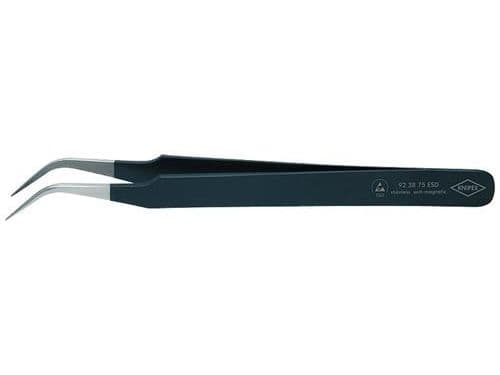 Knipex 92 38 75 ESD, Sort, Metallic, 17 g, 12 cm