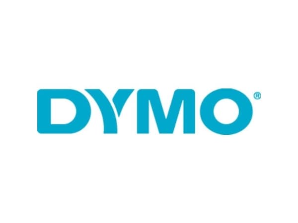 Labeltape DYMO® D1 sort på klar 12mm x 7m