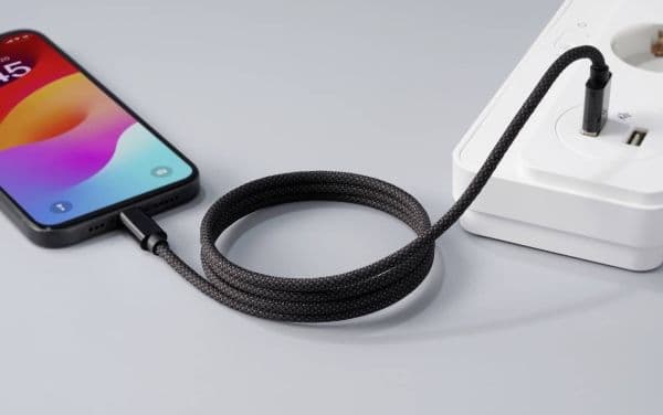 Renkforce RF-6437924, 1 m, USB C, USB A, USB 2.0, 0,48 Gbit/s, Sort